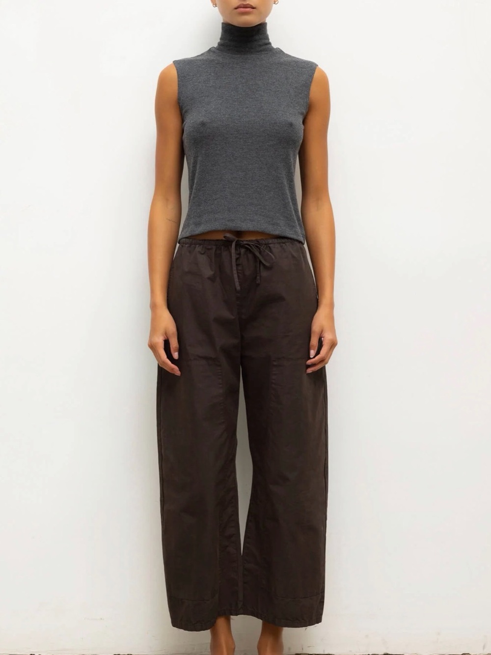 Leset Kyoto Carpenter Pants in brown size small - Picture 2 of 2